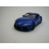 Toyota Supra Metallic Blue 12 cm Pull back Welly