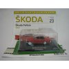 Časopis s modelem Škoda Felicia Cabrio 1962 Red 1:43 Atlas DeAgostini