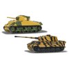 World of Tanks Sherman vs King Tiger Combo set Corgi