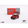 MGT00323 L2024 06 11 3Land Rover Defender 90 Pickup Masai Red Mini GT 1:64 TSM