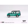 MGT00590 L2024 06 11 2Land Rover Defender 110 1985 County Station Wagon Trident Green Mini GT 1:64 TSM