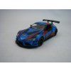 Toyota GR Supra Racing Concept Pull back Blue 1:36 Kinsmart