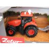 Traktor Zetor s valníkem a balíky slámy 36 cm plast světlo zvuk setrvačník teddies
