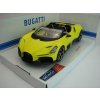 Bugatti W16 Mistral Cabriolet Yellow 1:18 Bburago