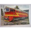 Nástěnný měsíční kalendář Lokomotivy 2026