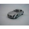 Mercedes-Benz SLS AMG Silver Pull Back 1:36 Kinsmart