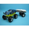 Mighty Monsters s přívěsem a člun Mondo Motors