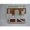 Military Miniatures Brick Wall set 1:35 Tamiya 35028