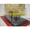 Časopis 15 s modelem Škoda 105 S 1978 Yellow 1:43 Atlas Deagostini
