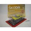 Časopis 15 s modelem Škoda 105 S 1978 Yellow 1:43 Atlas Deagostini