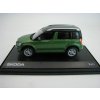 Škoda Yeti FL 2013 Zelená Cosmic Metalíza Stříbrná Kola 1:43 Abrex