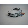 Mercedes-Benz SLS AMG White Pull Back 1:36 Kinsmart