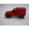 Citroen 2CV Fourgonnette Red 11,5 cm Pull back Welly
