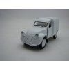 Citroen 2CV Fourgonnette White 11,5 cm Pull back Welly