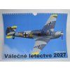 Nástěnný měsíční kalendář A4 Válečné Letectvo 2027