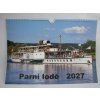 Nástěnný měsíční kalendář A4 Parní Lodě 2027