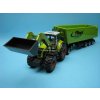 Traktor Claas Axion s nakladačem a přívěsem 1:50 Siku Farmer 1949