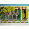 Autoškola 1 stavebnice Výstražné značky Lori-11