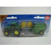 Traktor John Deere a balíkovač slámy model Siku 1665