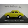 Renault Dauphine 1961 Yellow 1:43 Atlas