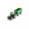 Traktor John Deere s dvouosým sklápěcím vlekem 1:50 Siku Farmer 1953