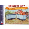 Cirkusový set V cirkusové nákladní přívěsy 1:87 SDV 437