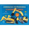 Jednoduchá vystřihovánka Stavební technika 1 Papírové modely