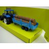 Traktor New Holland T7040 s vlekem a klády 1:32 Bburago