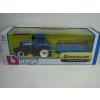Traktor New Holland T7040 s vlekem a klády 1:32 Bburago