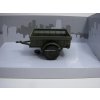 Přívěs Jeep Trailer 1/4 Ton USA Military green 1:43 Cararama