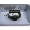 Přívěs Jeep Trailer 1/4 Ton USA Military green 1:43 Cararama