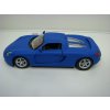 Porsche Carrera GT matto Blue Pull back 1:36 Kinsmart