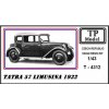 Tatra 57 Limusina 1932 Resinová stavebnice 1:43 TP model