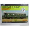 Osobní vůz Ce Rybák 8 oken epocha III ČSD stavebnice TT 1:120 SDV 12059