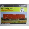 Vagon Krytý vůz Gags 51 ČSD stavebnice TT 1:120 SDV 12083
