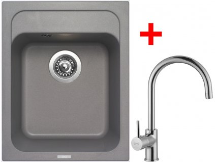 49908-1_set-sinks-classic-400-titanium-vitalia