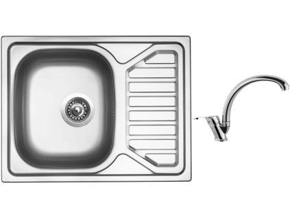 86181_nerezovy-drez-sinks-okio-650-v-0-6mm-lesteny-drezova-baterie-sinks-baterie