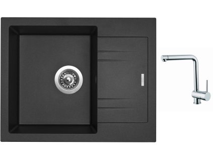 82209_granitovy-drez-sinks-linea-600-n-metalblack-drezova-baterie-sinks-mix-3-ch