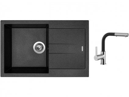 88680_granitovy-drez-sinks-amanda-780-metalblack-drezova-baterie-sinks-enigma-s-
