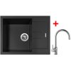 Set Sinks Amanda 650 Pureblack+Vitalia