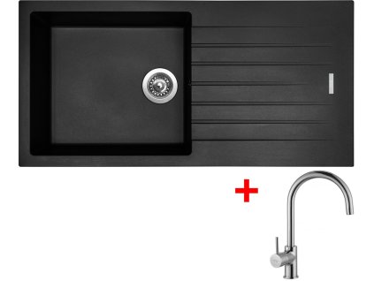 Sinks Perfecto 1000 Pureblack + Vitalia