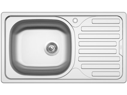 Nerezový dřez Sinks CLASSIC 760 V 0,5mm matný LEVÝ