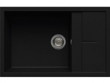 Granitový dřez Elleci Unico 310 Full black G40