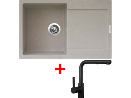 Sinks ULTIMA 790 Avena + ENIGMA S Černá matná