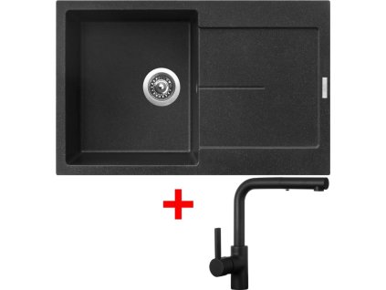Sinks ULTIMA 790 Granblack + ENIGMA S Černá matná