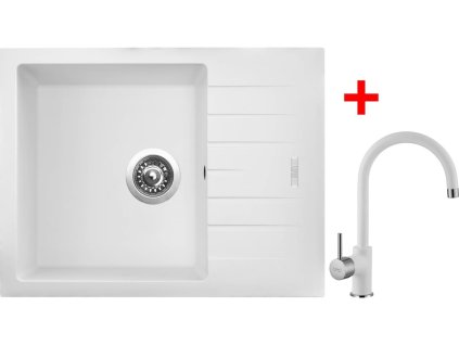 Sinks PERFECTO 650 Milk + VITALIA GR