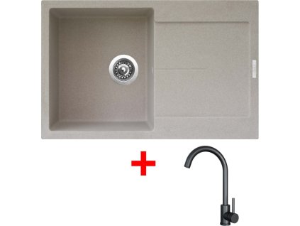 Sinks ULTIMA 790 Avena + ARCO černá matná