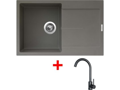 Sinks ULTIMA 790 Truffle + ARCO černá matná