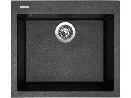 Granitový dřez Sinks Cube 560 Metalblack