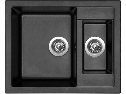 Granitový dřez Sinks CRYSTAL 615.1 Metalblack + Čistící pasta Sinks na dřezy